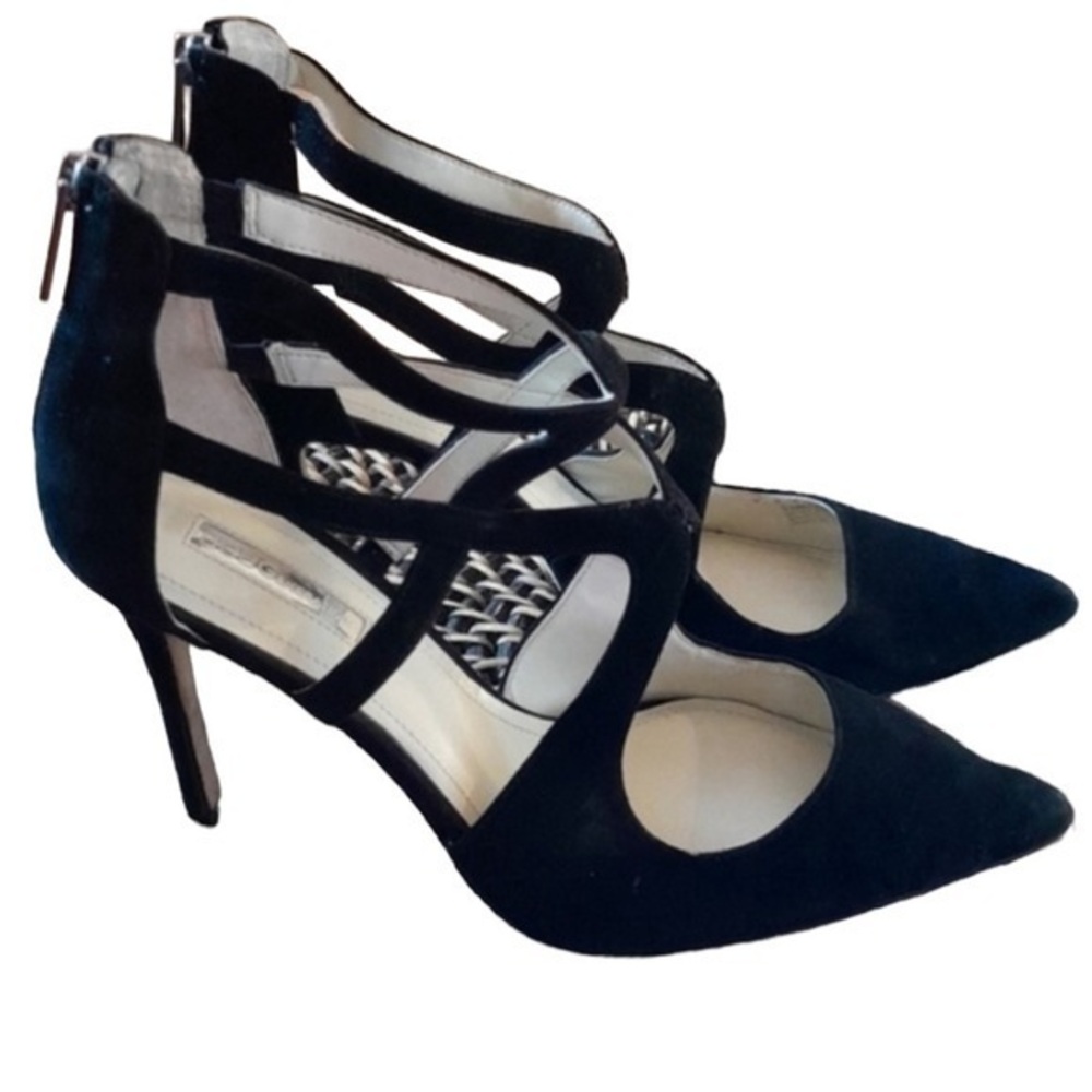 BCBG Torpedo Suede Heels size 9.5